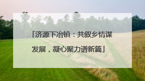 济源下冶镇：共叙乡情谋发展，凝心聚力谱新篇