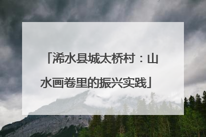 浠水县城太桥村：山水画卷里的振兴实践