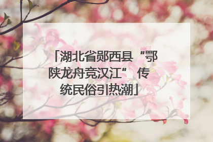 湖北省郧西县“鄂陕龙舟竞汉江” 传统民俗引热潮