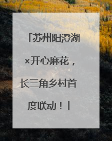 苏州阳澄湖×开心麻花，长三角乡村首度联动！