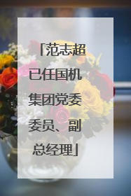 范志超已任国机集团党委委员、副总经理