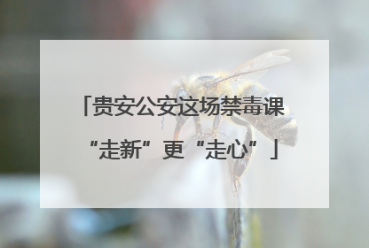 贵安公安这场禁毒课“走新”更“走心”