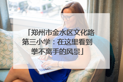 郑州市金水区文化路第三小学：在这里看到拳不离手的风景