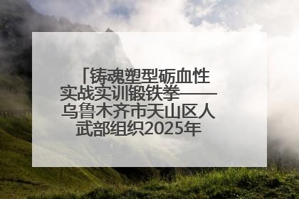 铸魂塑型砺血性 实战实训锻铁拳——乌鲁木齐市天山区人武部组织2025年度民兵集中轮训