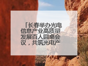 长春举办光电信息产业高质量发展百人圆桌会议，共筑光电产业创新生态