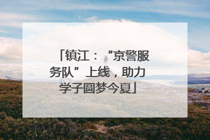 镇江：“京警服务队”上线，助力学子圆梦今夏