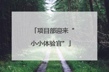 项目部迎来“小小体验官”
