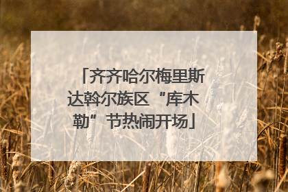 齐齐哈尔梅里斯达斡尔族区“库木勒”节热闹开场