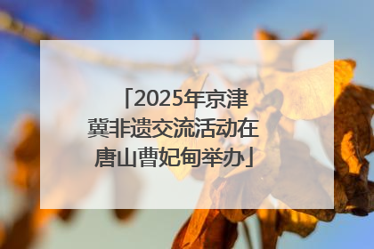 2025年京津冀非遗交流活动在唐山曹妃甸举办