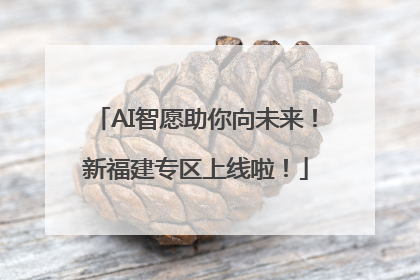 AI智愿助你向未来！新福建专区上线啦！